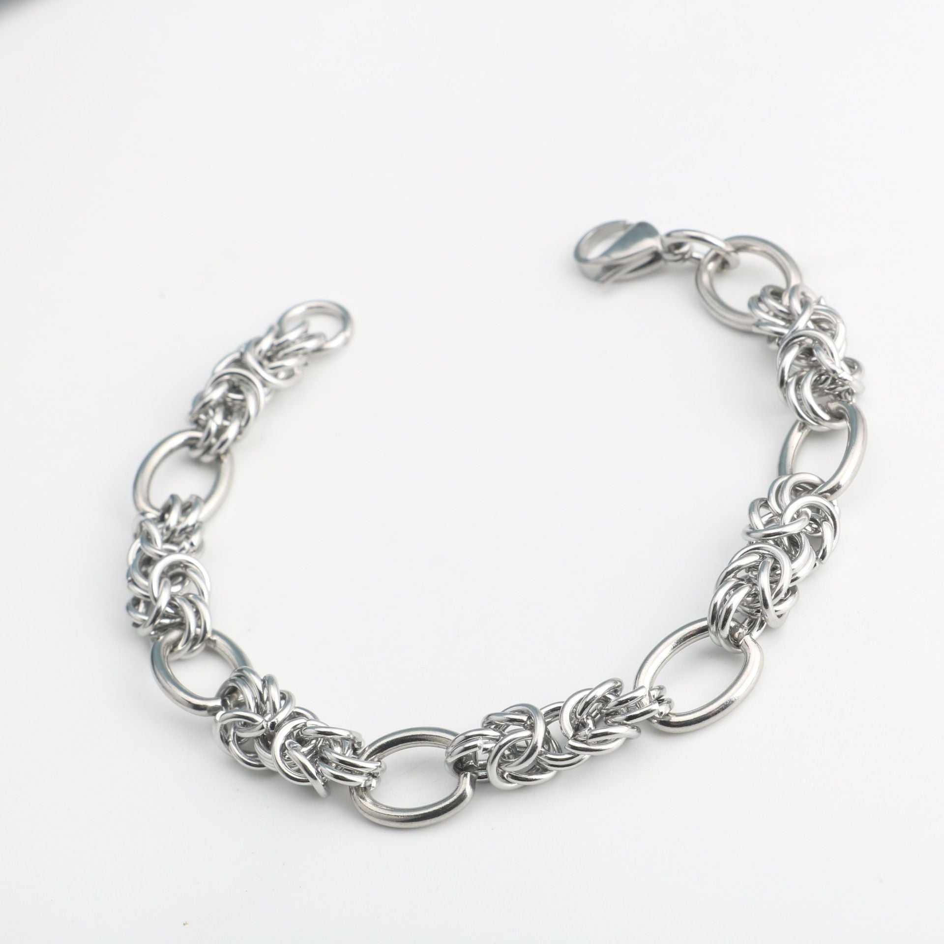 Stainless Steel Retro Thick Hand Woven Making Fancy