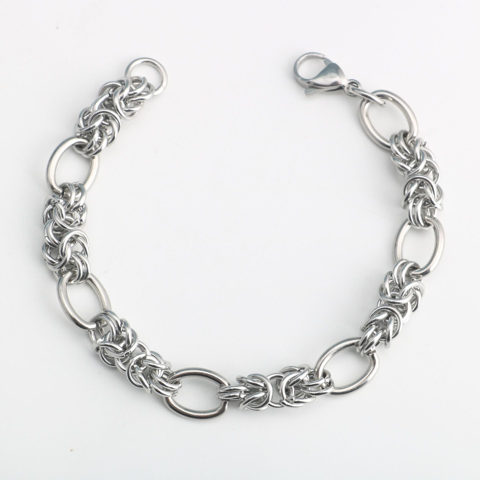 Stainless Steel Retro Thick Hand Woven Making Fancy