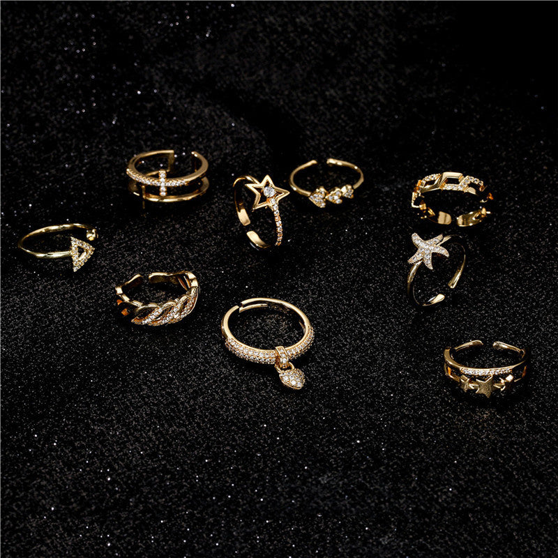INS Wind Adjustable Small Bee Ring