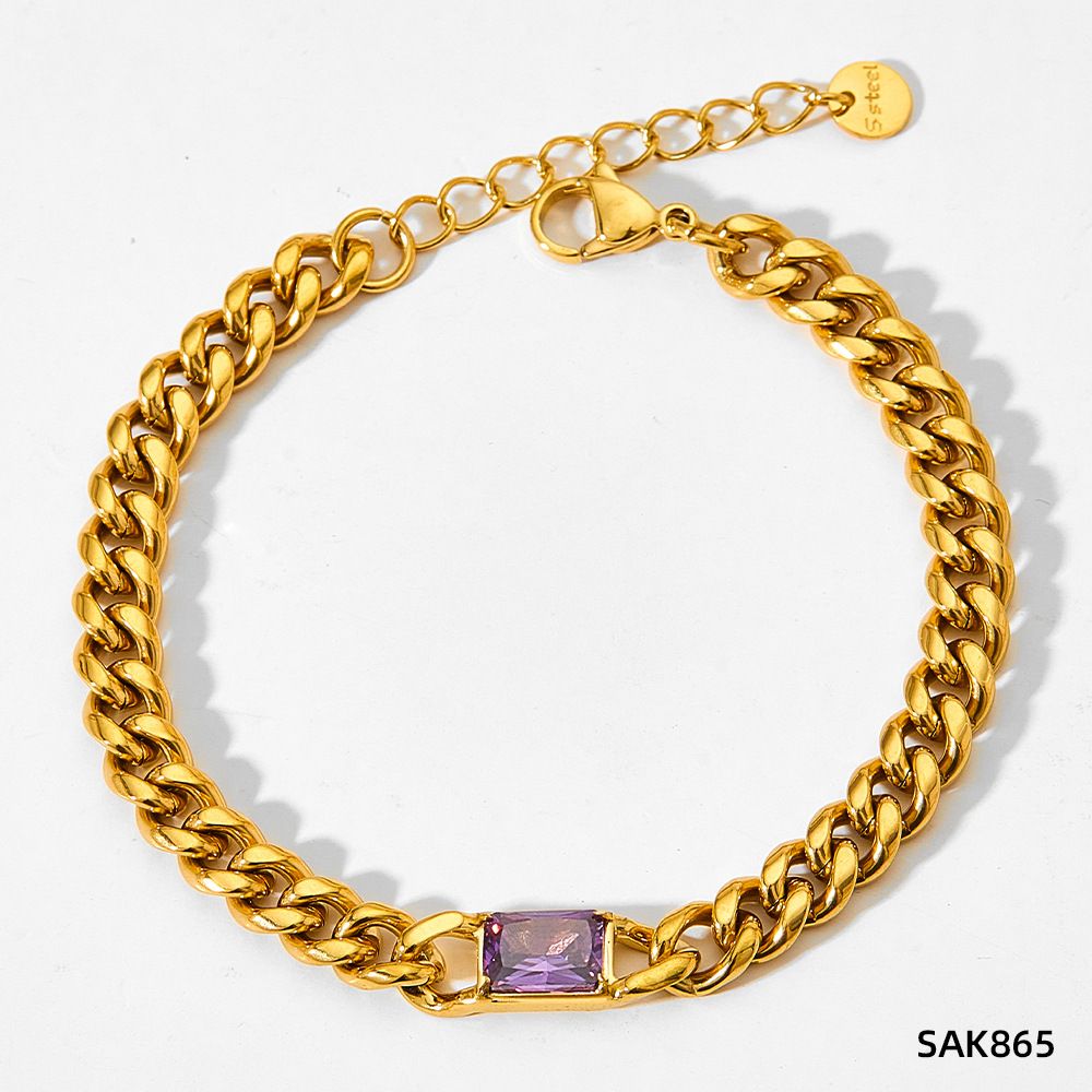 French Vintage Metal Fashion Bracelet