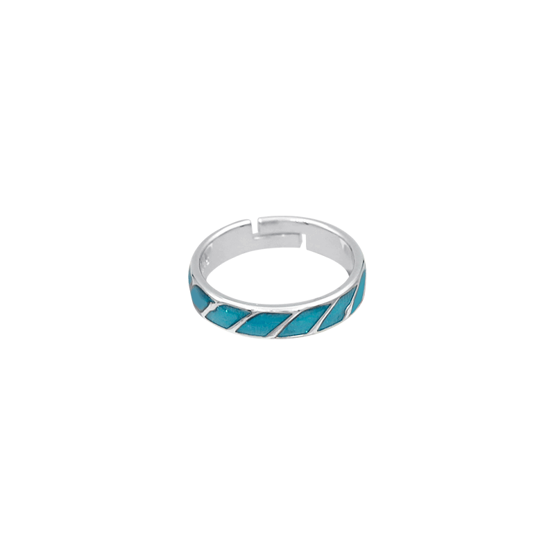 Small Crowd Design Fashion Simple Sky City Couple Ring