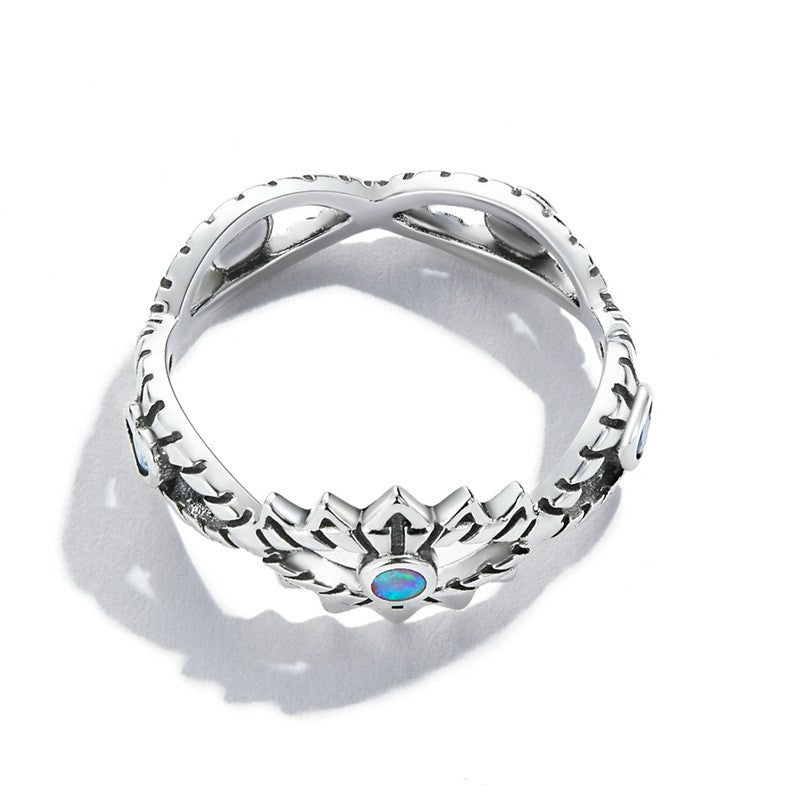 S925 Sterling Silver Devil's Eye Ring