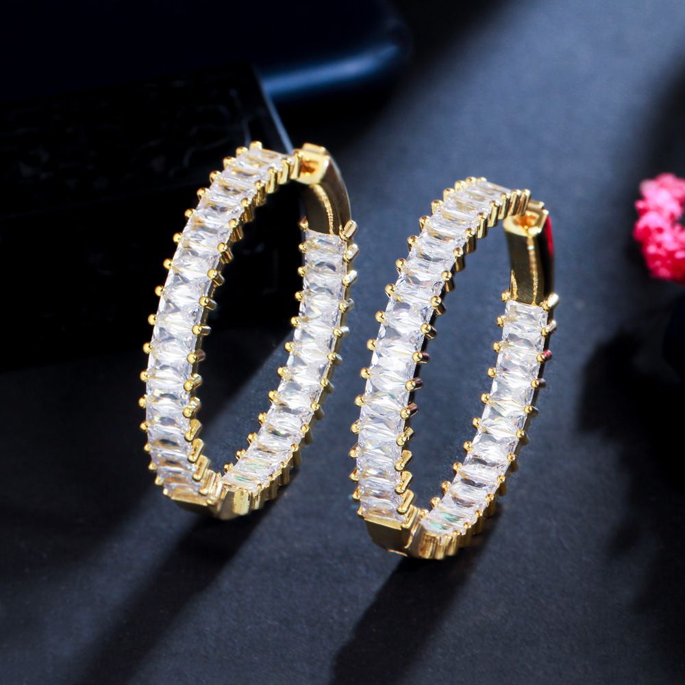 Women's Fashion Versatile Zircon Earrings