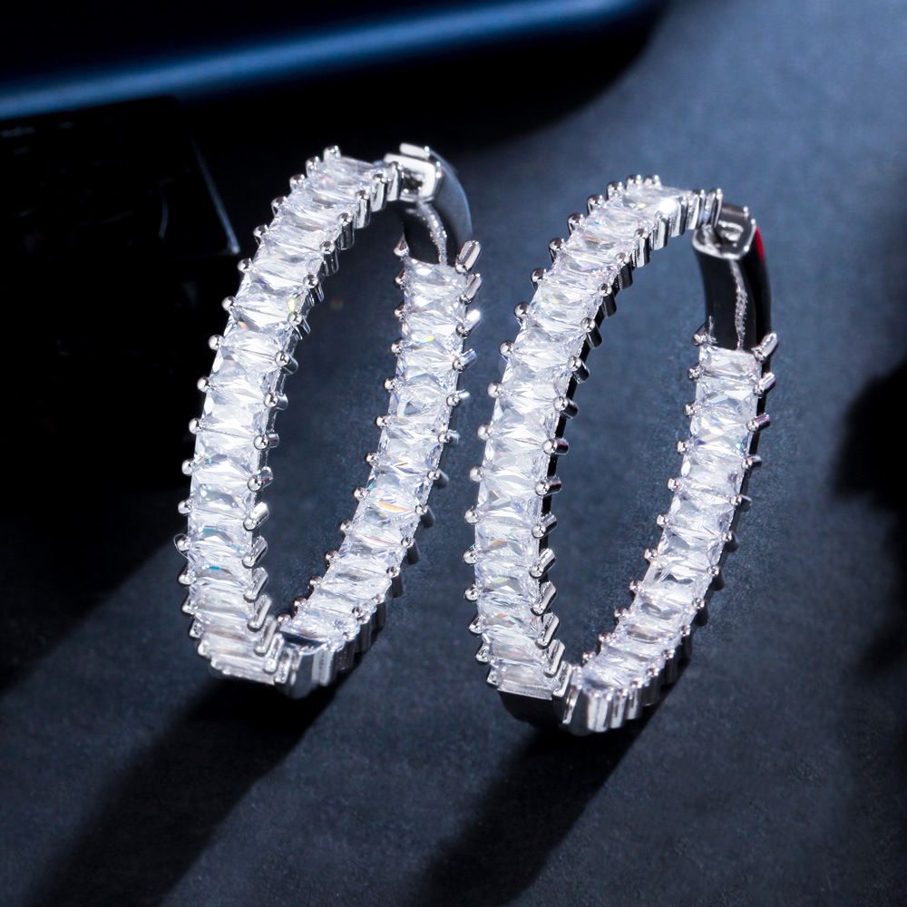 Women's Fashion Versatile Zircon Earrings
