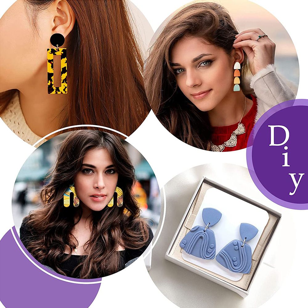 Soft Clay Mold DIY Manual Clay Cutter Plastic Earrings
