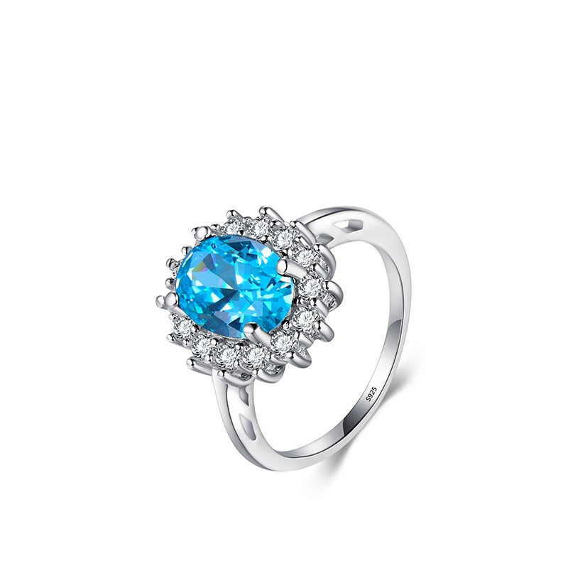 Light Luxury Rings Exquisite Simple And Versatile 925 Silver Ins Style Design Jewelry