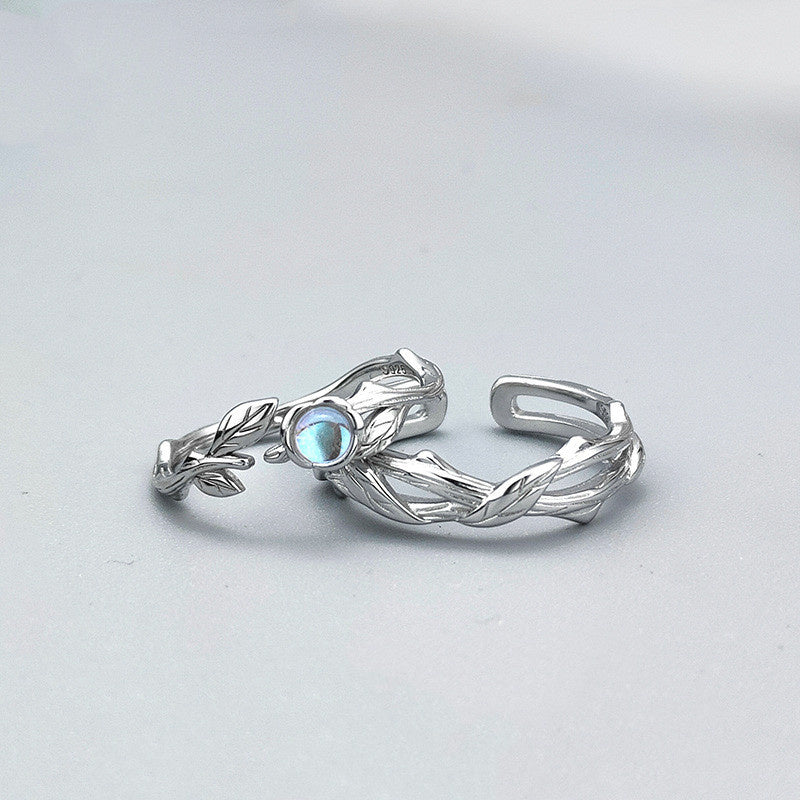 Design Thorn Rose Couple Ring Pair
