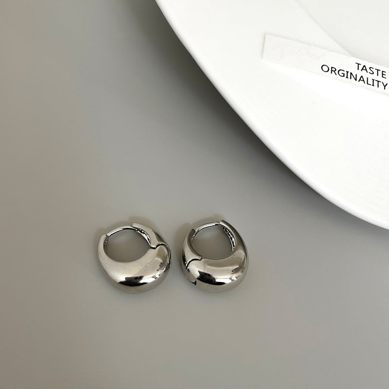 Simple Water Drop Earrings Female Fashion Personality Temperament