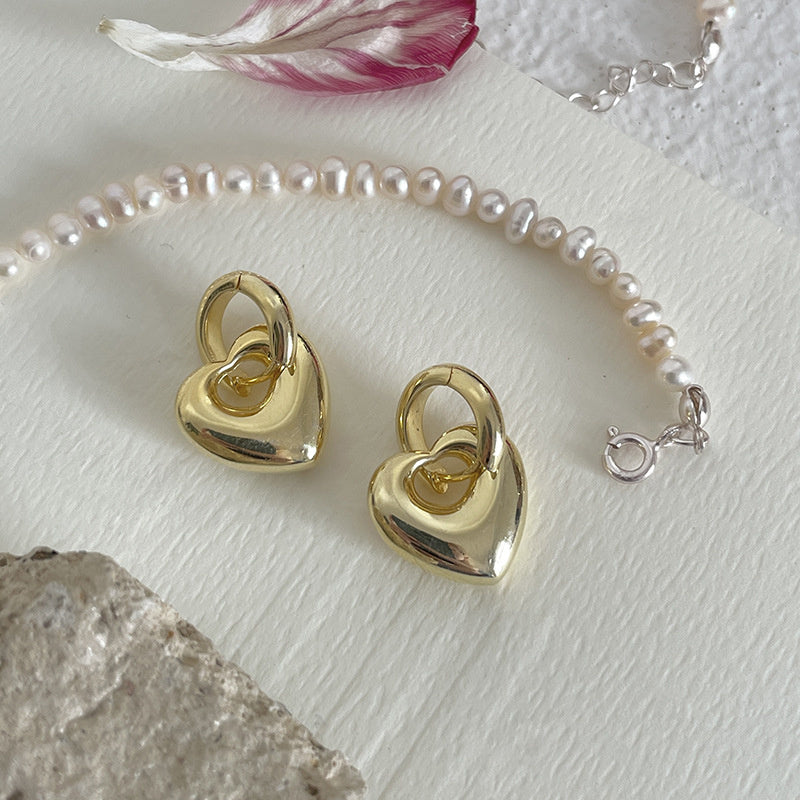 Simple Water Drop Earrings Female Fashion Personality Temperament