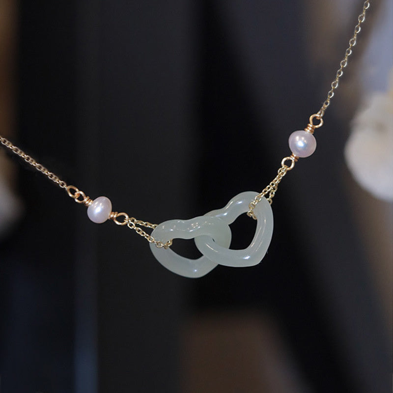 Antique Temperament High-end Pearl Clavicle Chain