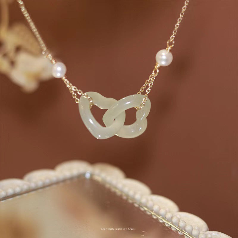 Antique Temperament High-end Pearl Clavicle Chain